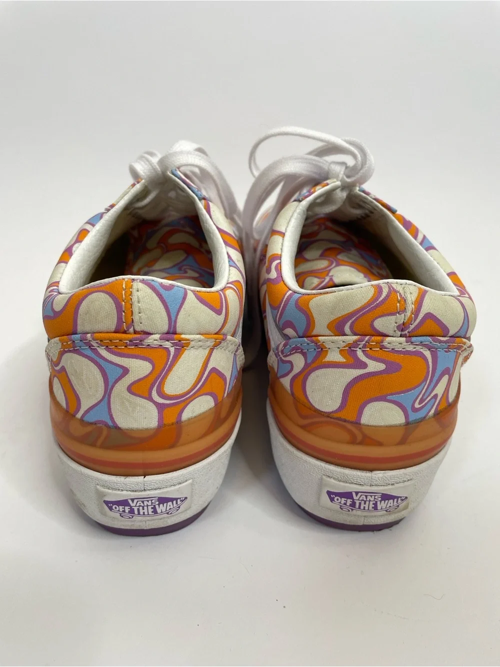 Vans | Stacked Old Skool UV React Sneakers Orange Peace Size 6.5 / 8 - Picture 9 of 12